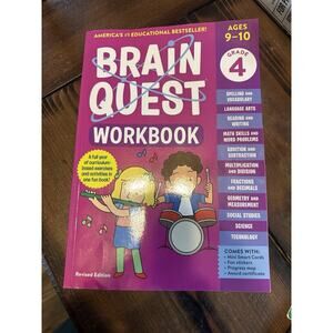 Brain Quest Workbook: 4th Grade Revised Edition by Workman Publishing (2023,...